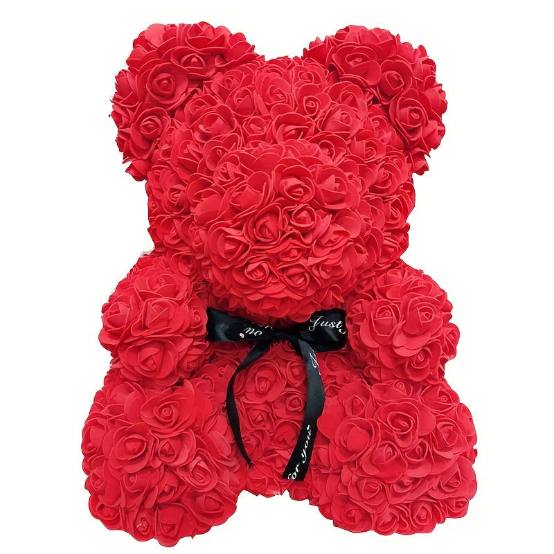 Rosen-Teddy - Elegante Weiß
