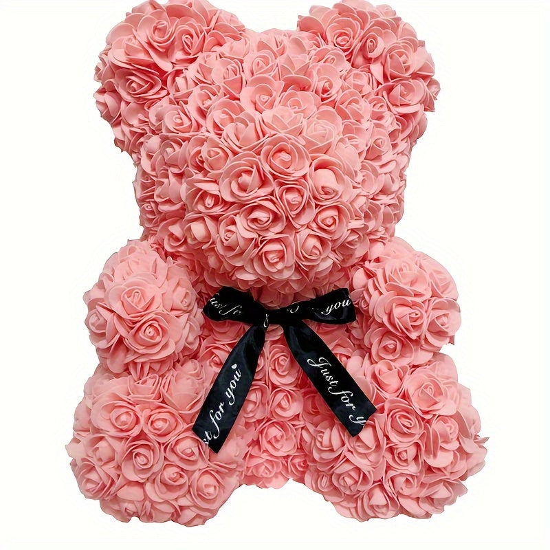 Rosen-Teddy - Elegante Weiß