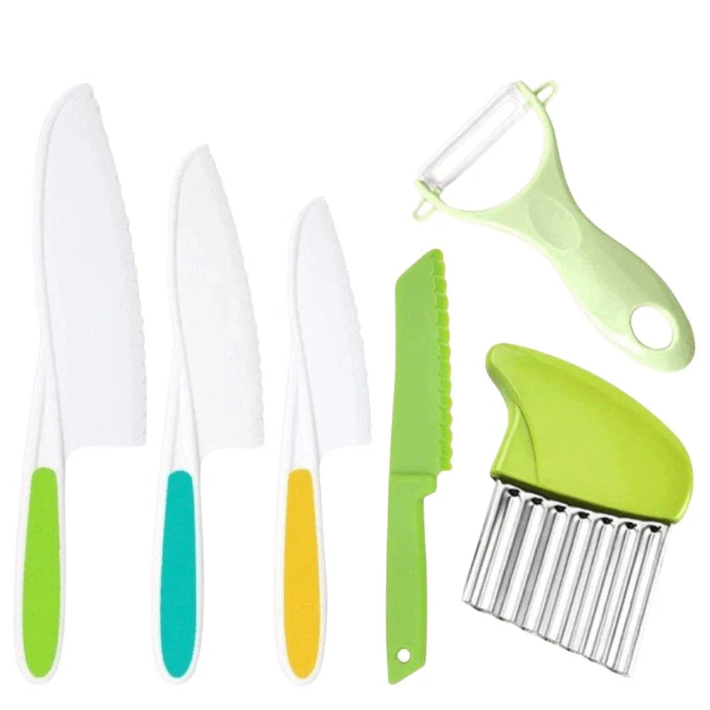 Junior chef set - sicheres schneiden - spielzeugküchen set