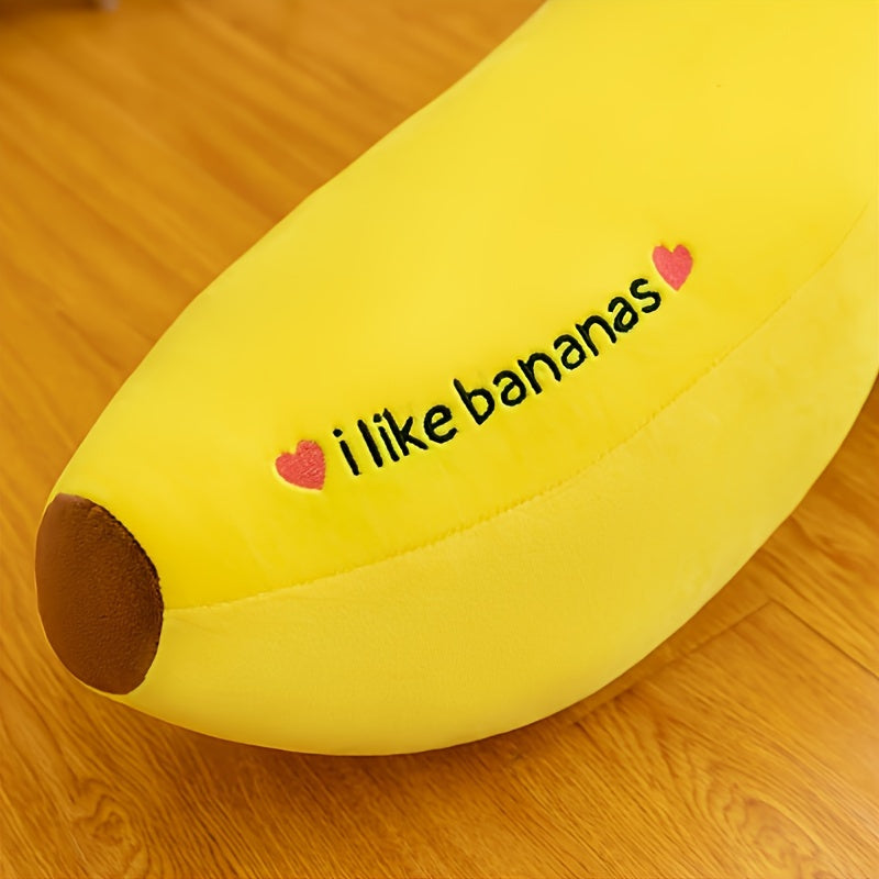 Weiches Bananenkissen Gelb