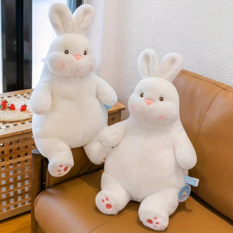 Fauler Kuschelhase - Groß, Weiß
