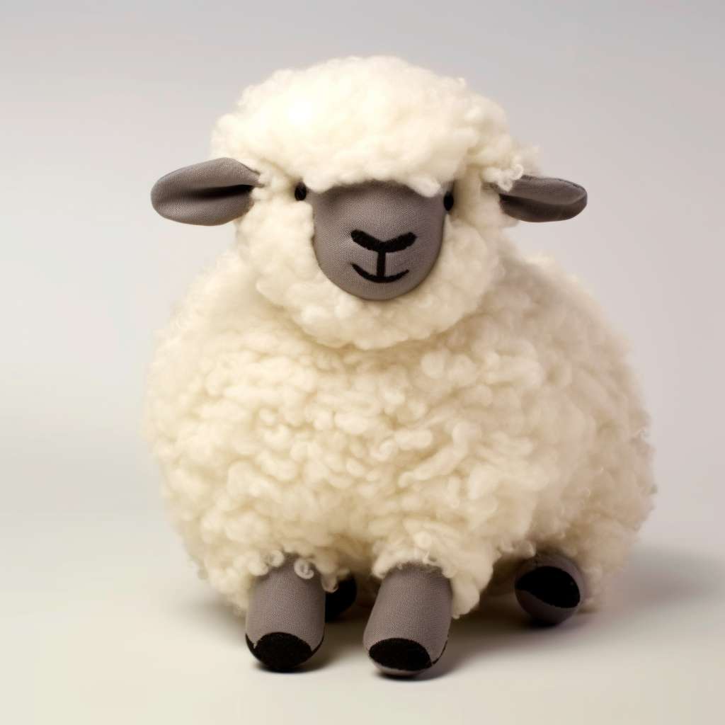 Kuscheltier schaf