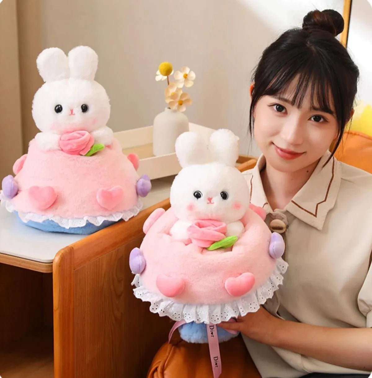 Blüten-Bunny Kuscheltier