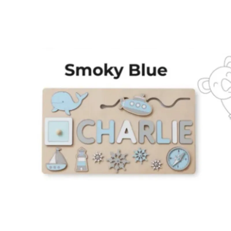 Woods - geniebe ein puzzle mit deinem eigenen namen - personalisiertes puzzle