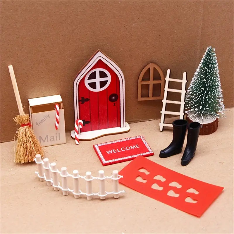 Elfenzauber - Feentür-Set für Weihnachtsdekorationen