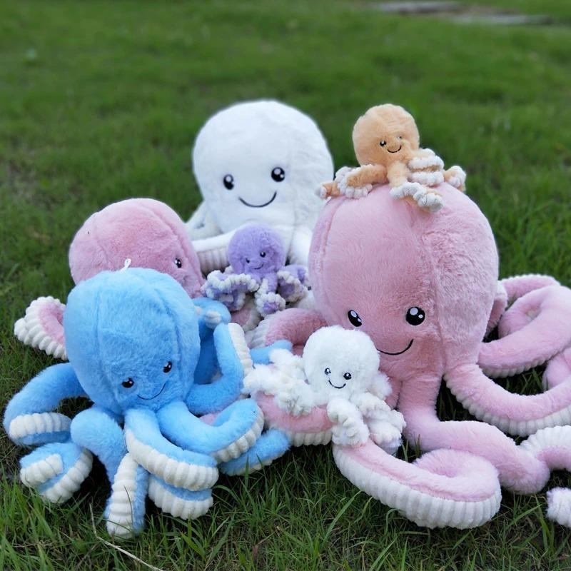 Lila Oktopus Plüschspielzeug