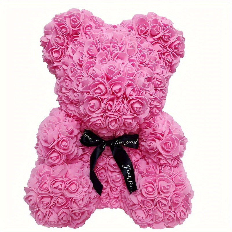 Rosen-Teddy - Elegante Weiß
