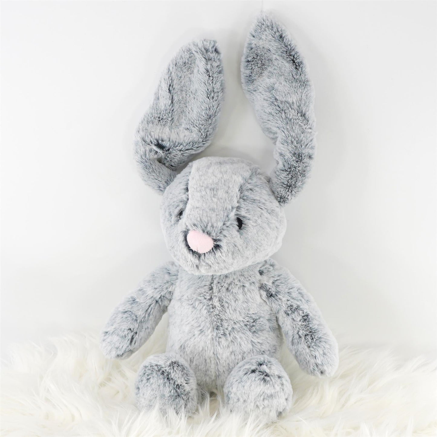 10" plüsch superweiches graues hasen kuscheltier