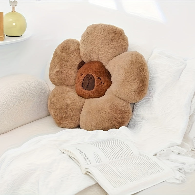 Kuschelkissen mit Wasserschwein-Motiv