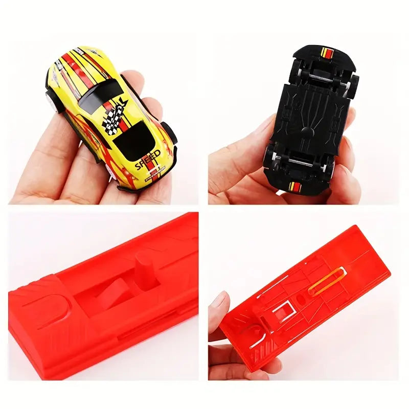 Kinetik-Rennauto Taxi - Mini Geschenkspielzeug für Kinder