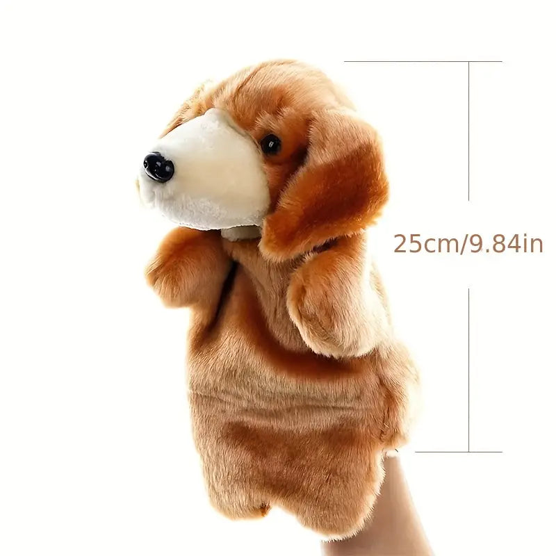 Großer gelber Hund - Handpuppen-Geschenk
