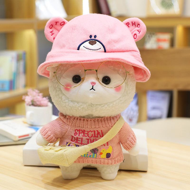 Cho Kawaii Baby Sheep In Various Cute Outfits Plush Toy L 30cm Stuffed Animals - Plushie Depot