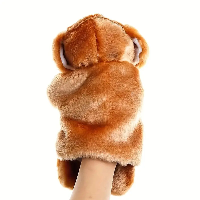 Großer gelber Hund - Handpuppen-Geschenk