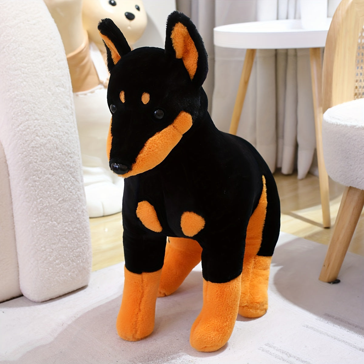 Dobermann Plüschhund