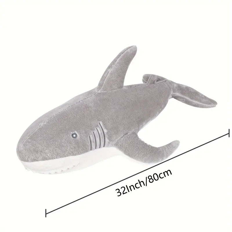 Niedlicher großer Haifisch Plüsch - Weiches Kuschelkissen