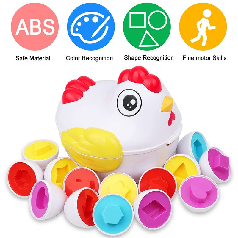 Egg Puzzle | denkspiel für kinder - kreativer eierkarton