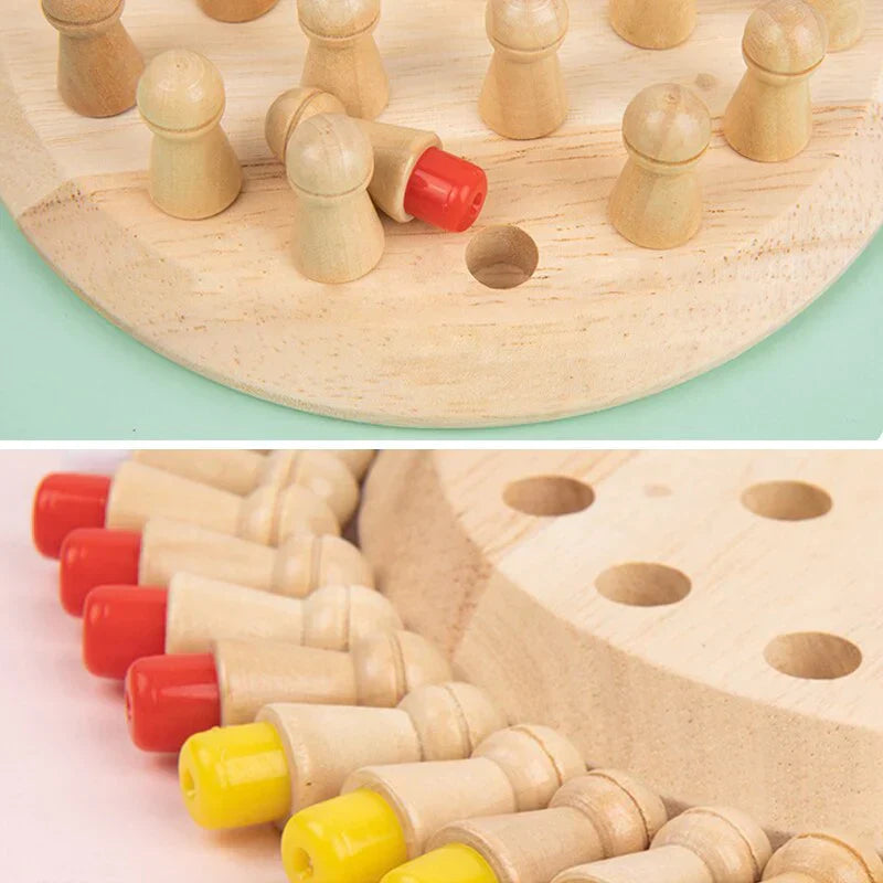Woodmemory – klassisches memory-spiel aus holz für die ganze familie