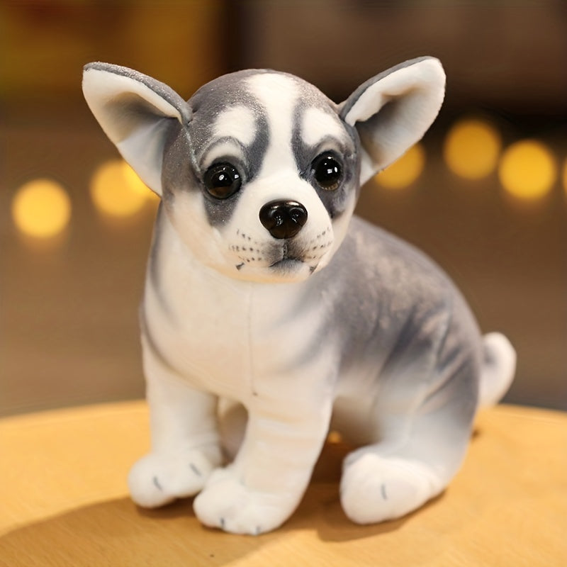Realistische Hund Plüschfigur