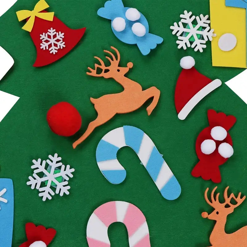Baue deinen Weihnachtsbaum - Spaßiges Filzspielzeug für Babys!