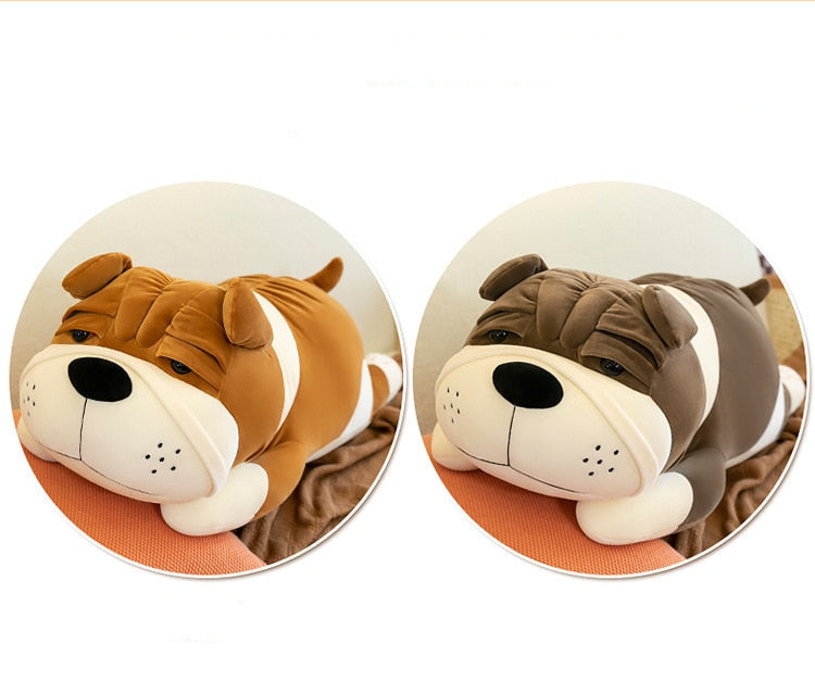 Schmuse-Bulldogge - Plüschkissen