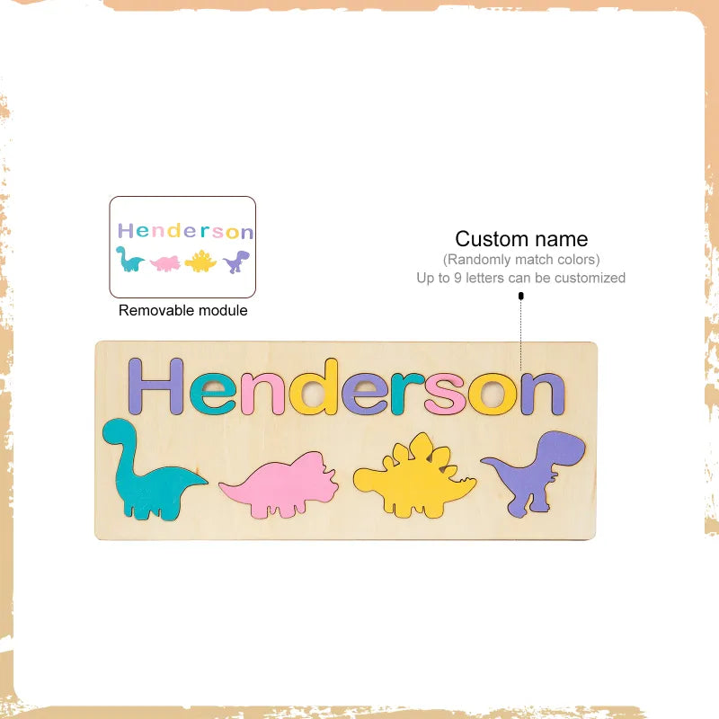 Woods - geniebe ein puzzle mit deinem eigenen namen - personalisiertes puzzle