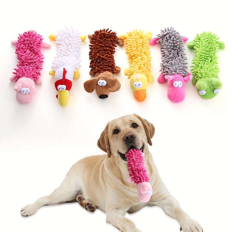 Quietschen Hundespielzeug – Plüsch, Grün