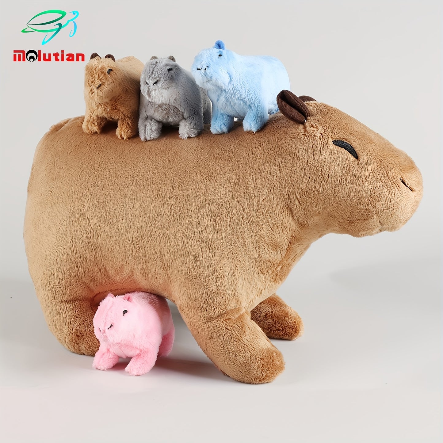 Cappy - Plüsch Capybara mit Babyfiguren