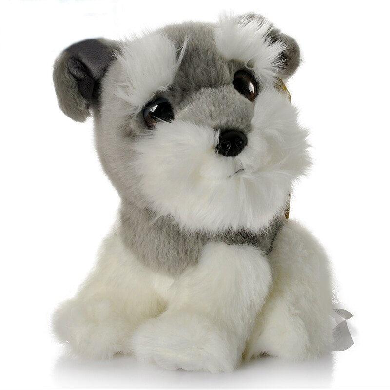 Entzückender Grauer Schnauzer Plüsch