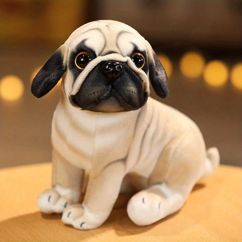 Realistische Hund Plüschfigur