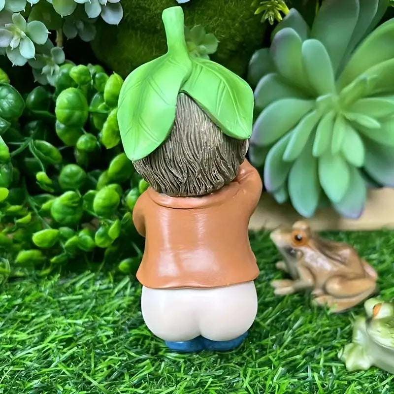 Frecher Lustiger Gartenzwerg - Witzige Gartenfiguren