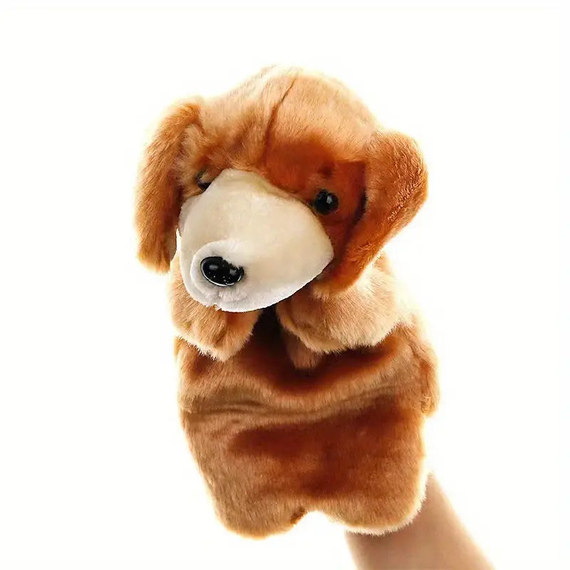 Großer gelber Hund - Handpuppen-Geschenk