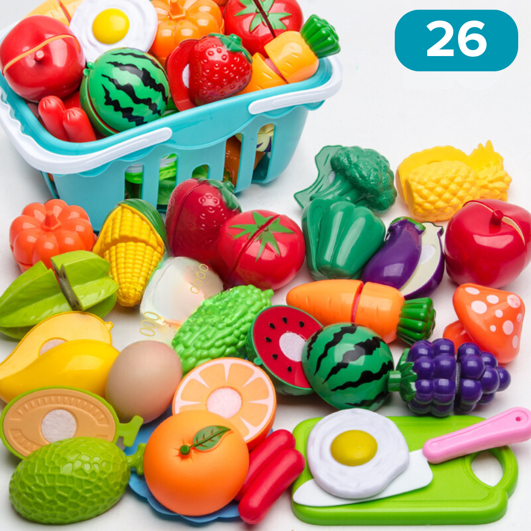Obst und Gemüse Schneide Spielset
