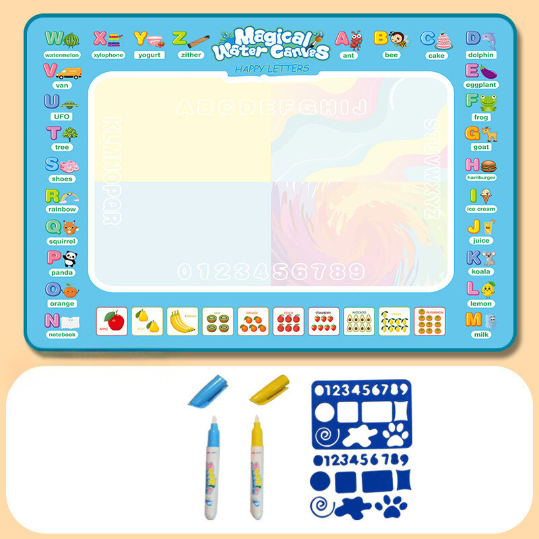 Aqua-malmatte für kinder