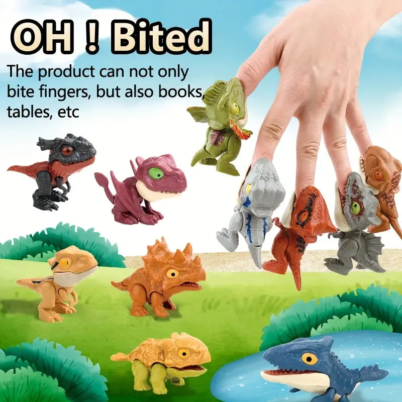 20 Mini Dino-Fingerpuppen - Sammlerstücke für Kids!