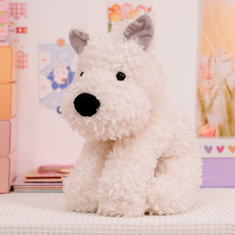 Fluffy West Highland Terrier Stuffed Animal Plush Toy-Soft Toy-Dogs, Home Decor, Soft Toy, Stuffed Animal, West Highland Terrier-2