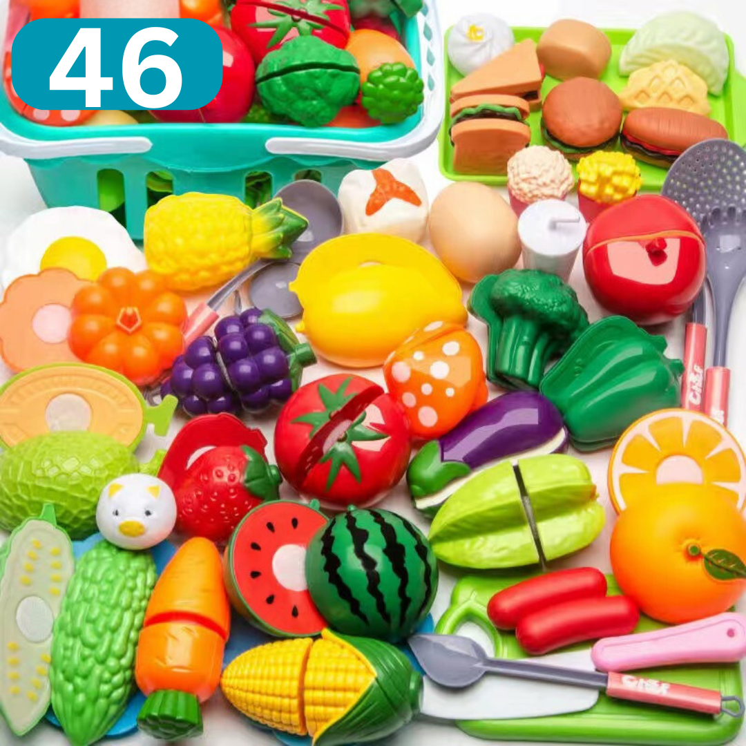 Obst und Gemüse Schneide Spielset
