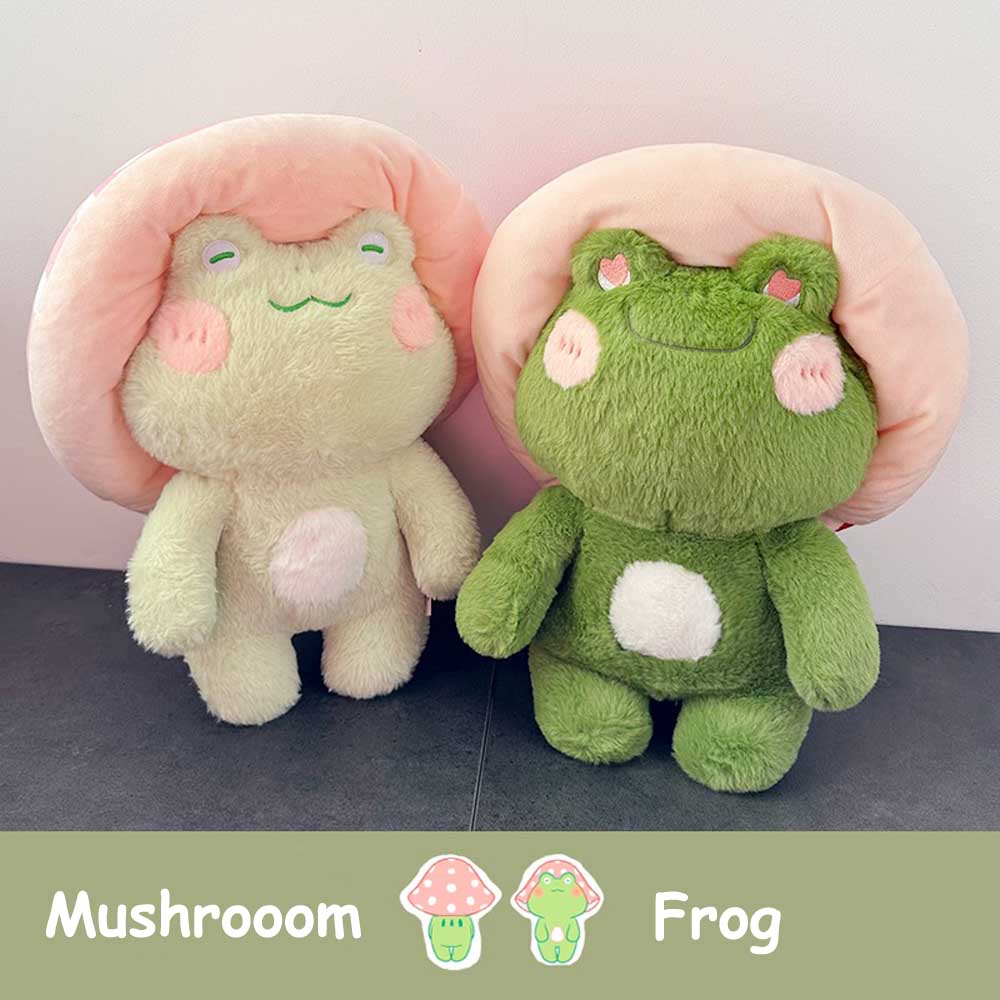 Witziger Pilz Frosch Plüsch