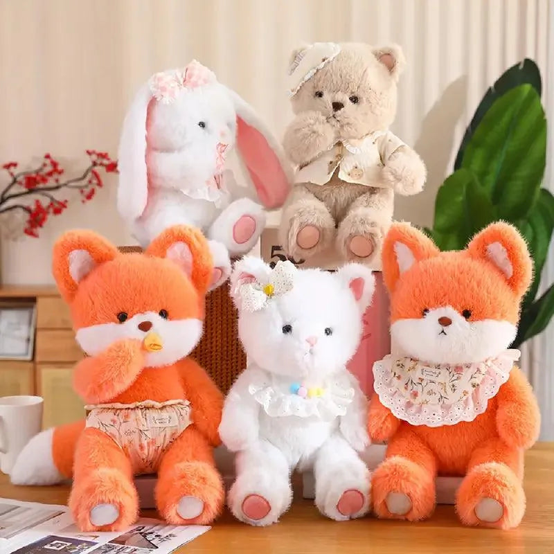 Handgemachte Premium Baby Tiere Plüschfigur