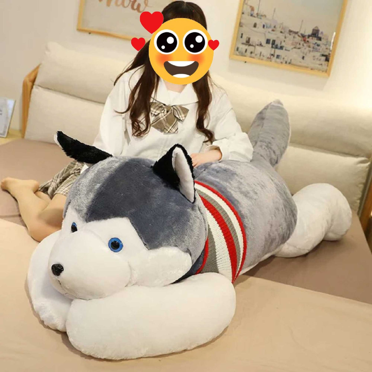 Schmusiger Schlittenhund - Husky Kuscheltier