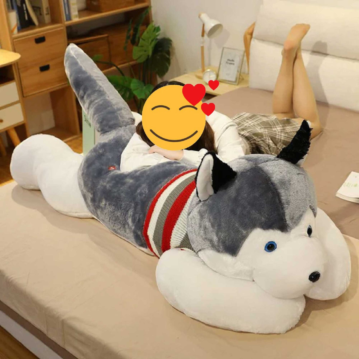 Schmusiger Schlittenhund - Husky Kuscheltier