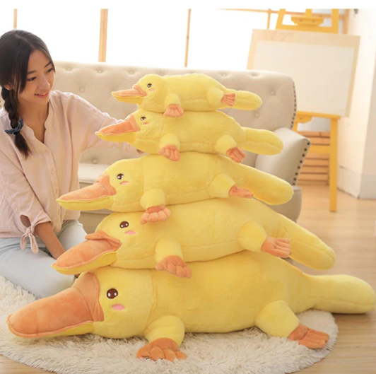 Cuddly platypus plush weicher gefährte