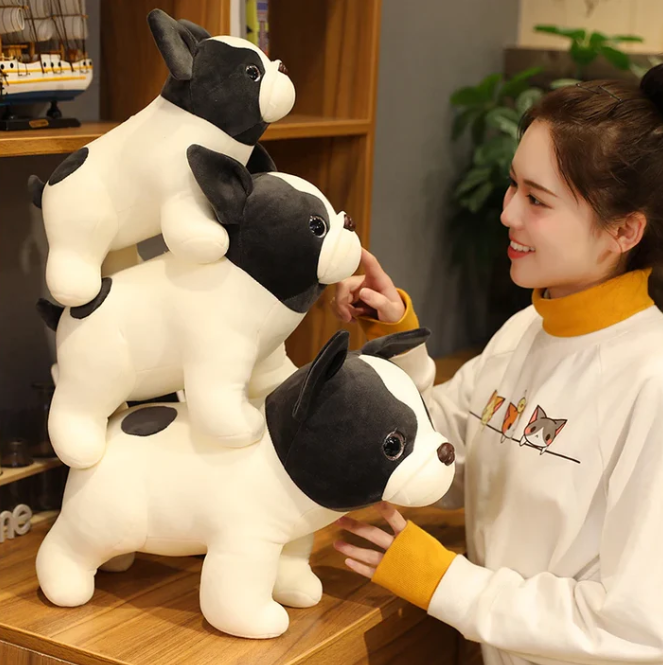 Plüsch französische bulldogge