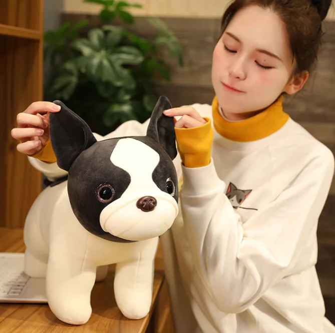 Plüsch französische bulldogge