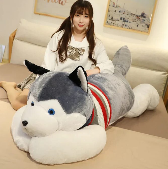 Plüsch Husky - Großer Kuscheltierhund