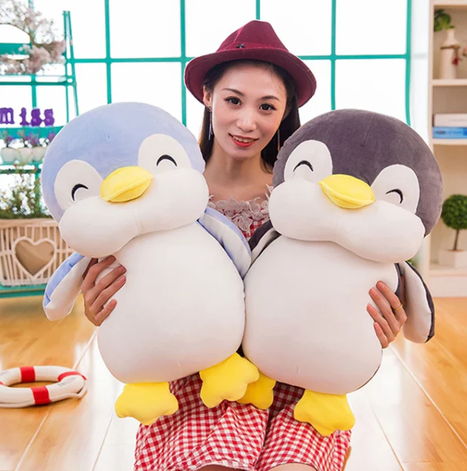 Lächelnder Pinguin Plüsch - Kuscheltier für Kinder
