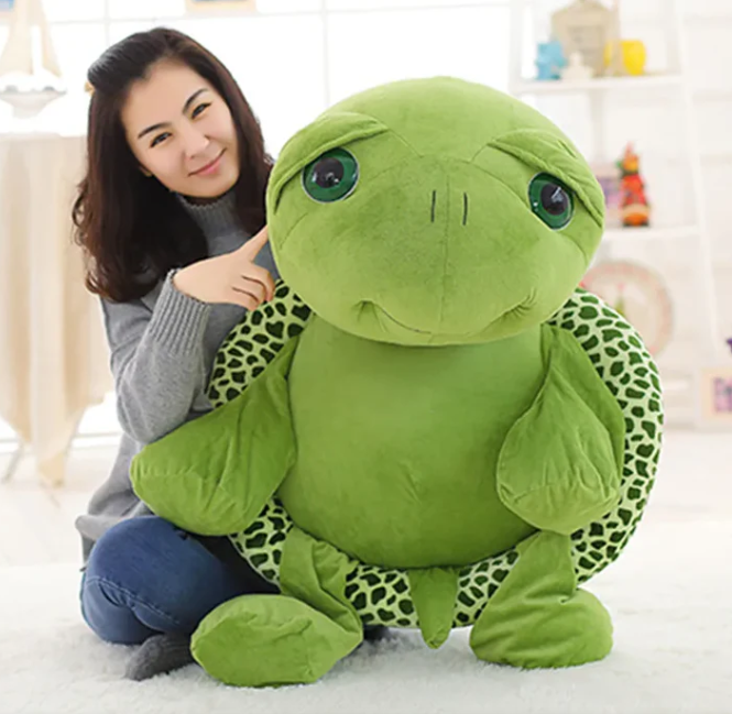 Große Schildkröte Plüsch - Kuscheltier für Kinder