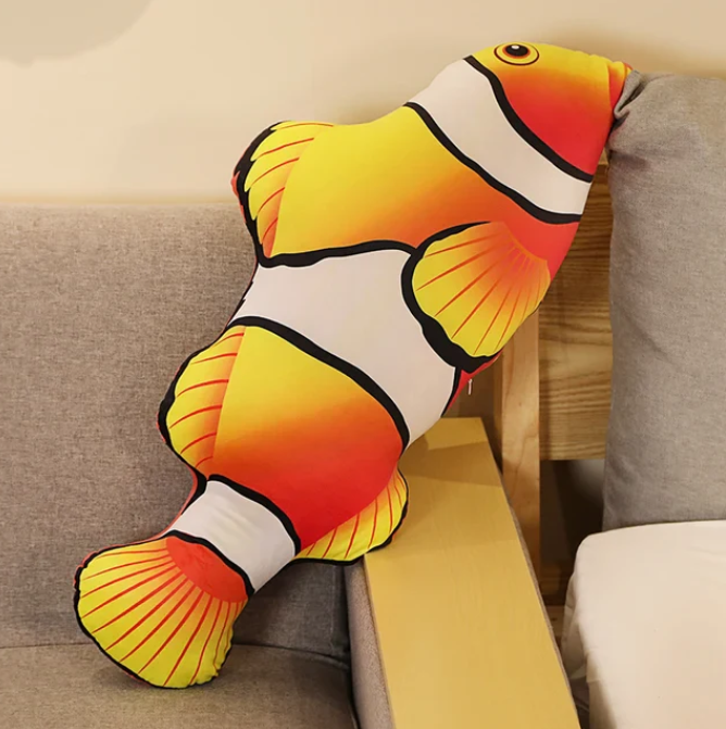 3D realistischer goldfisch plüsch spielzeug