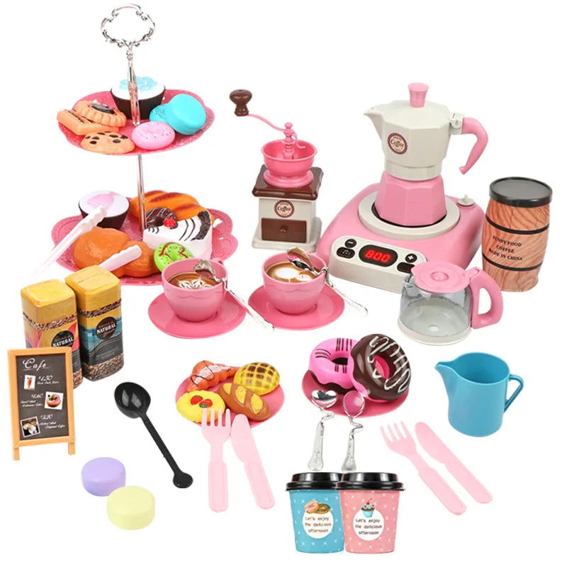 Cafe set - angehende barista & bäcker - cafe & bäckerei spielzeugset