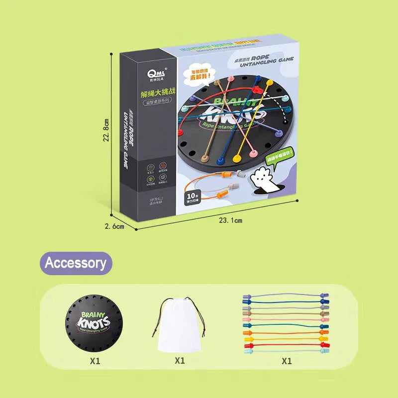 Brainy knots - verdrehte knoten - strategiespiel