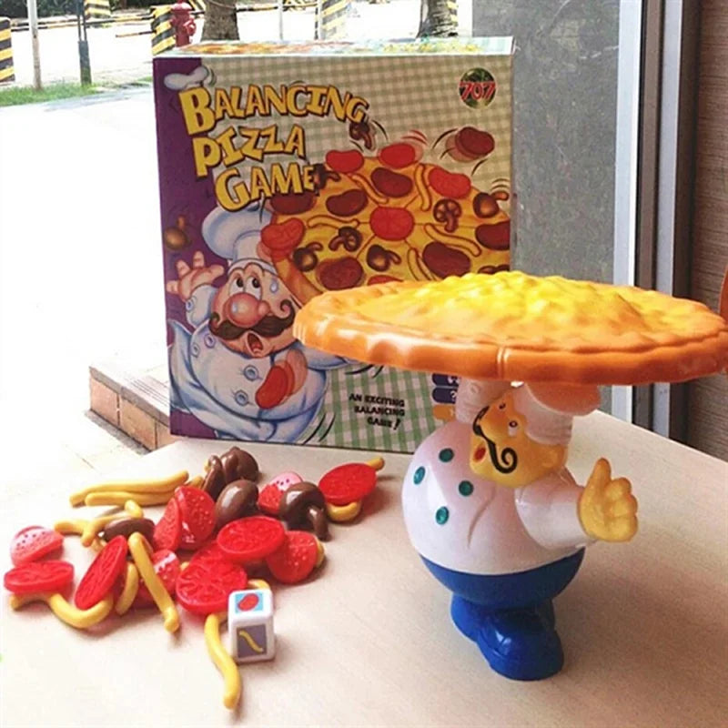 Balancing pizza game - gleichgewicht halten - pizza brettspiel